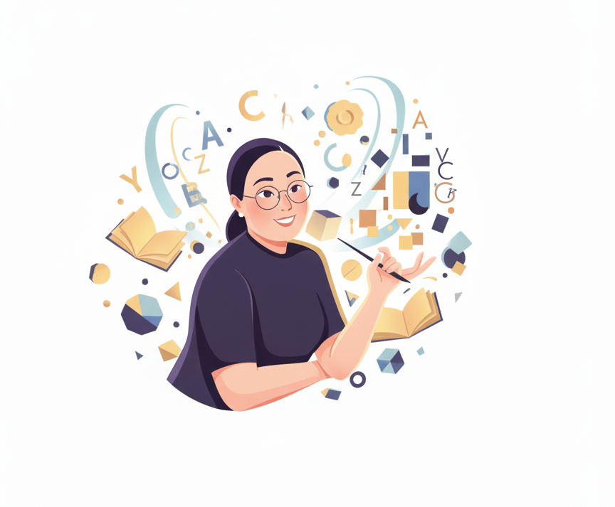 Illustration of Jerina working